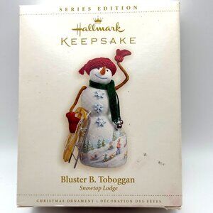 Christmas Ornament Hallmark Keepsake Number 2 Bluster B. Toboggan Holiday Gift